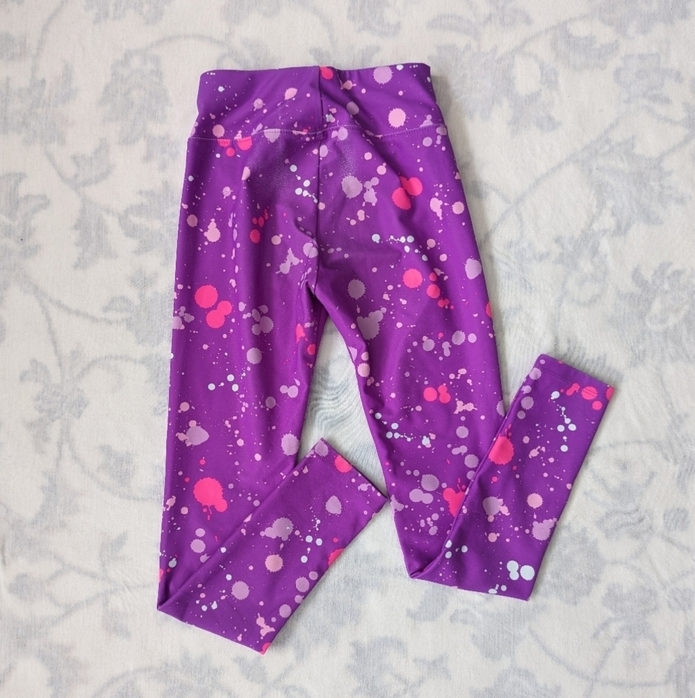 Athletic Works girls leggings youth size Medium 7T 8T